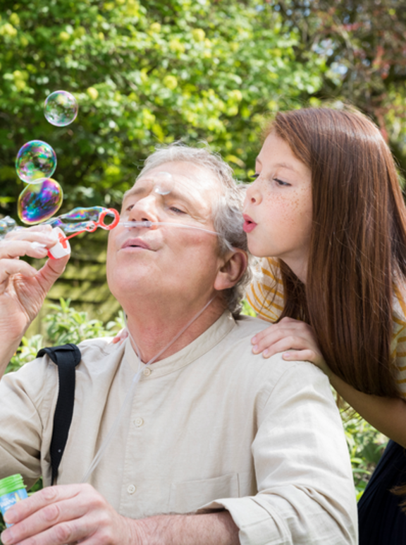 COPD male patient with kid 6